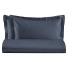 Dubbelt påslakanset i 100 % bomullssatin tillverkat i Italien - fluffigt Viadurini