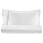 Dubbelt påslakanset i 100 % bomullssatin tillverkat i Italien - fluffigt Viadurini