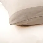 Dubbelt påslakanset i 90 % bomull och 10 % linne Tillverkat i Italien - Nestlé Viadurini