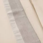 Dubbelt påslakanset i 90 % bomull och 10 % linne Tillverkat i Italien - Nestlé Viadurini