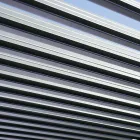 Antracit aluminiumpergola med justerbart tak - Vitta Viadurini