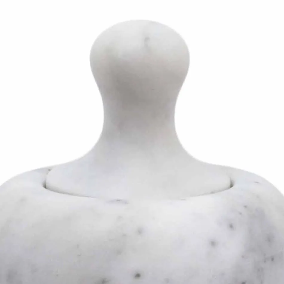 Nötknäpparstöt i Carrara White Marble Tillverkad i Italien - Cullio Viadurini