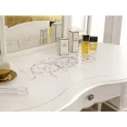 Klassisk sminkkam i trä med spegel tillverkad i Italien - Cambrige Viadurini