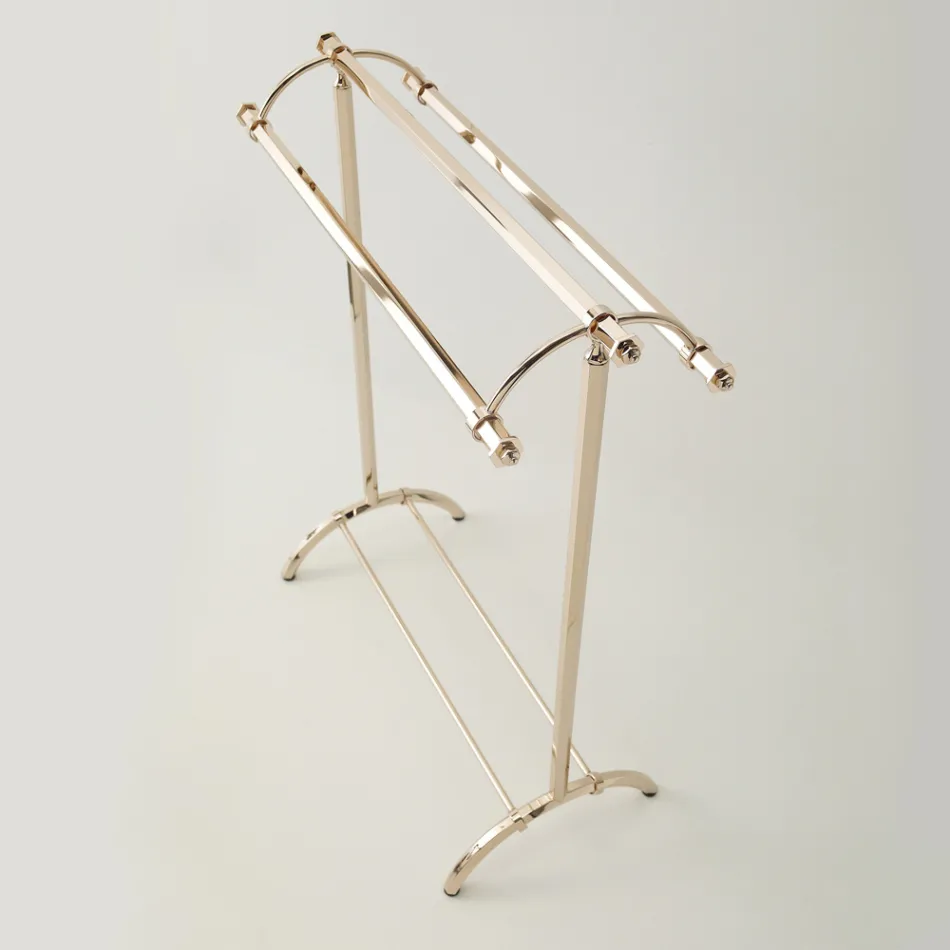 Vintage mässingshanddukshängare i mässing tillverkad i Italien - Aristide Viadurini