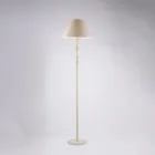 Golvlampa och lampskärm i trä och järn Tillverkad i Italien för inredning - Toscana Viadurini