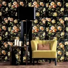 Golvlampa av trä och Grilli Zarafa designtyg tillverkat i Italien Viadurini