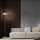 Ribbad och handblåst golvlampa i venetiansk glas - Dafne Viadurini