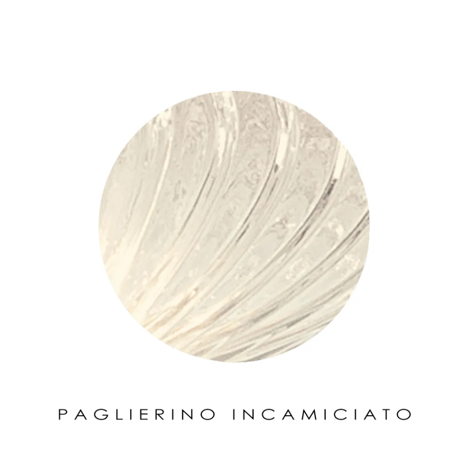 Ribbad och handblåst golvlampa i venetiansk glas - Dafne Viadurini