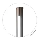 Modern golvlampa i metall med dubbel belysning Made in Italy - Roman Viadurini