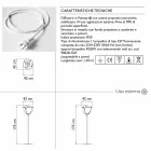 Rose Shaped Modern Design Outdoor Golvlampa - Baby Love från Myyour Viadurini