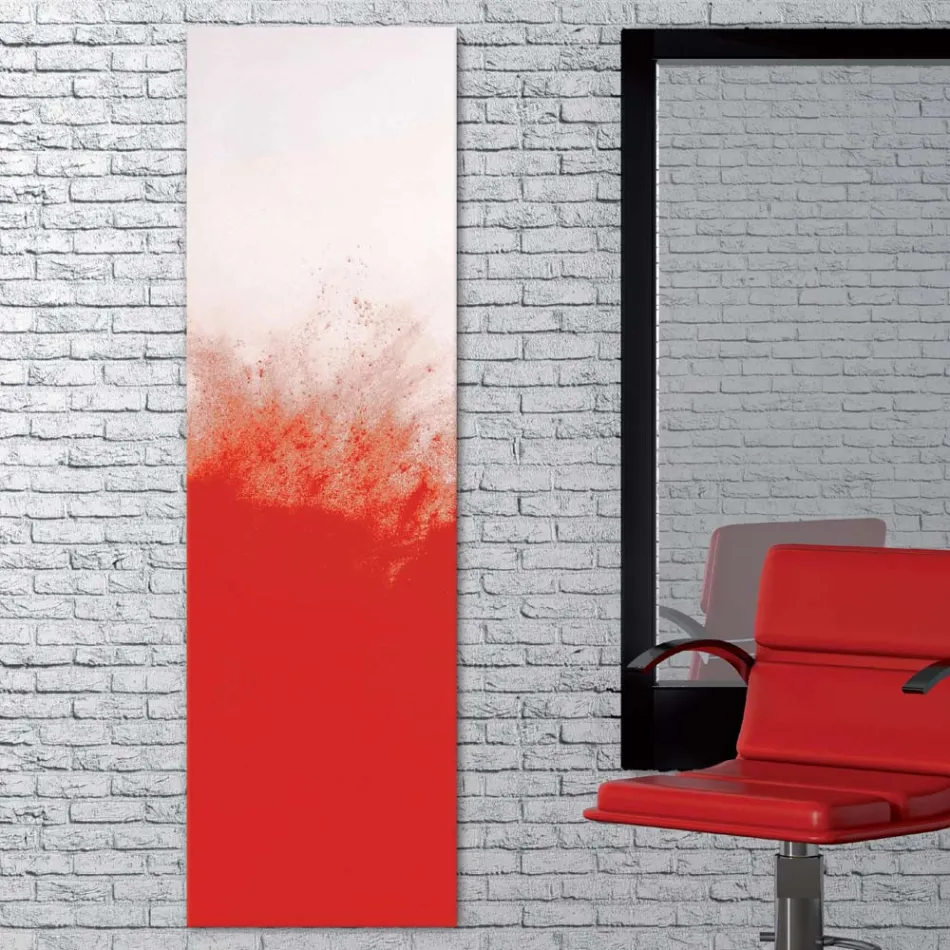 Strålande platta i kolstål med elektriskt system Tillverkad i Italien - Bigne Viadurini