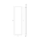 Strålande platta i kolstål med hydraulsystem Tillverkad i Italien - Bigne Viadurini