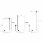 Elektrisk strålningsplatta med modern design upp till 1000 W - bok Viadurini