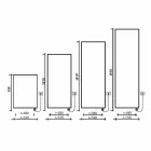 Elektrisk strålningsplatta Modern väggkylare upp till 1000 W - böjd Viadurini