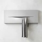 Horisontell design hydraulisk strålningsplatta i stål upp till 820 W - skär Viadurini