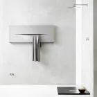 Horisontell design hydraulisk strålningsplatta i stål upp till 820 W - skär Viadurini