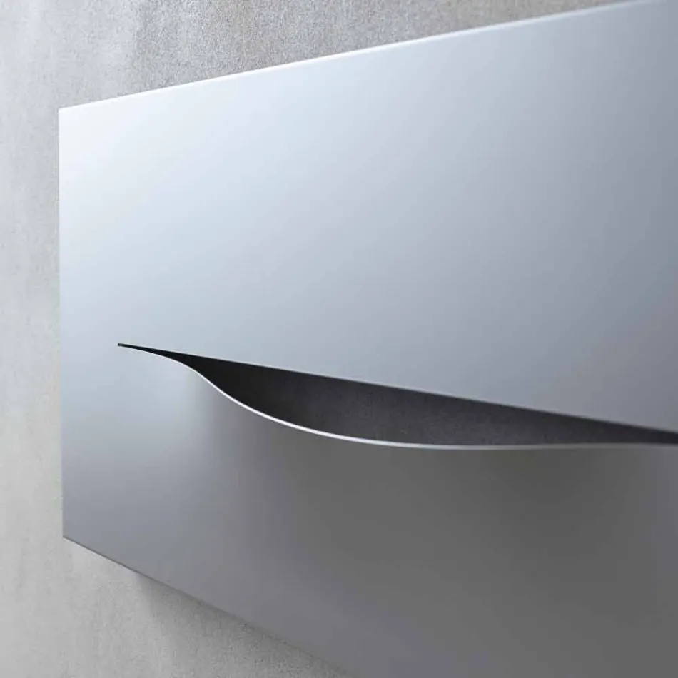 Horisontell design hydraulisk strålningsplatta i stål upp till 820 W - skär Viadurini