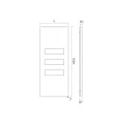 Elektrisk kokplatta i kolstål Tillverkad i Italien - kanderad Viadurini