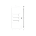 Hydraulisk värmeplatta i kolstål Tillverkad i Italien - kanderad Viadurini