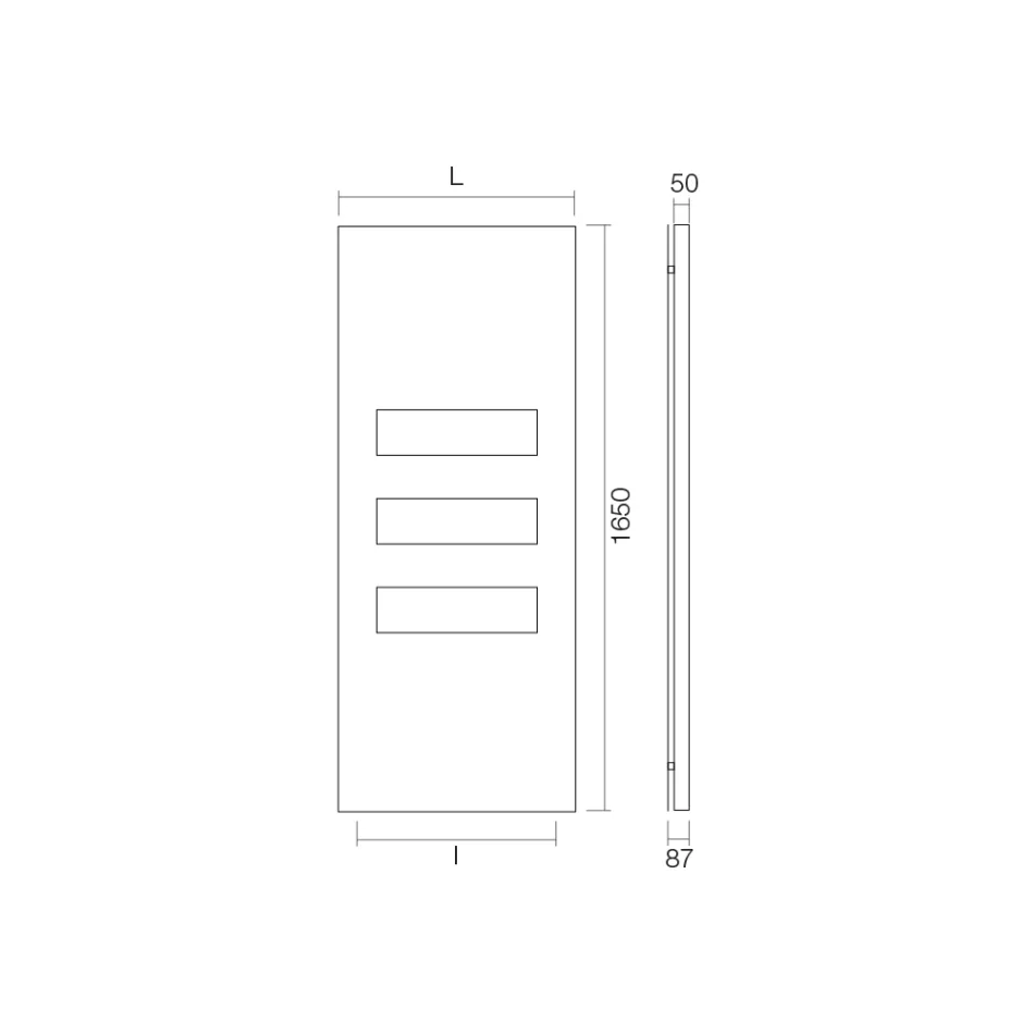 Hydraulisk värmeplatta i kolstål Tillverkad i Italien - kanderad Viadurini