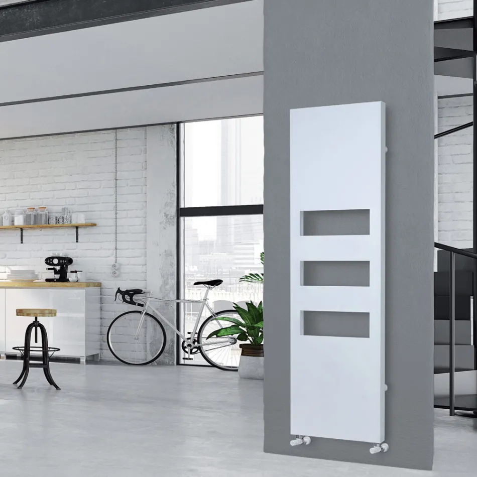 Blandad kolstål värmeplatta tillverkad i Italien - kanderad Viadurini