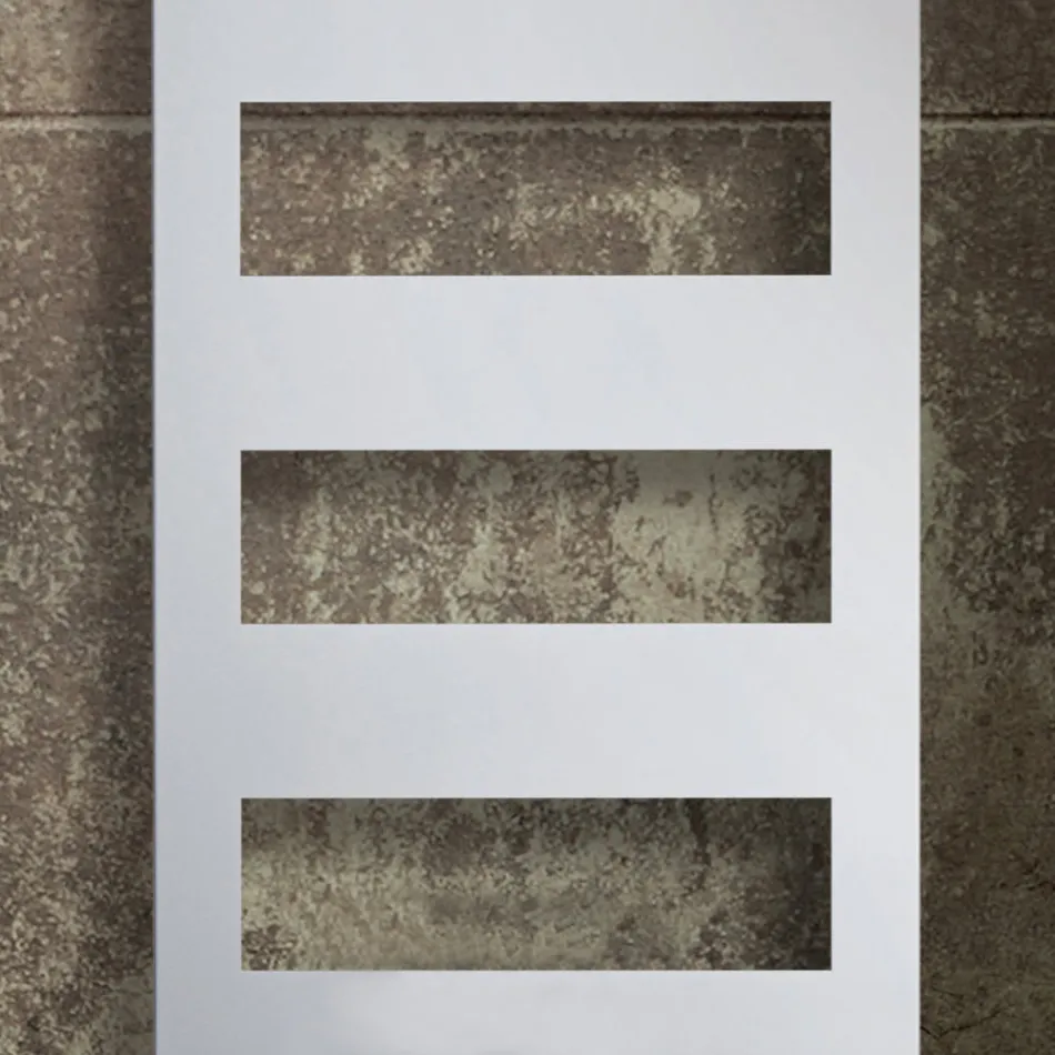 Blandad kolstål värmeplatta tillverkad i Italien - kanderad Viadurini