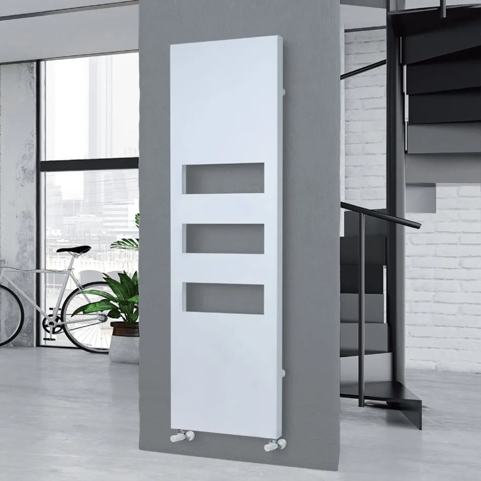 Blandad kolstål värmeplatta tillverkad i Italien - kanderad Viadurini