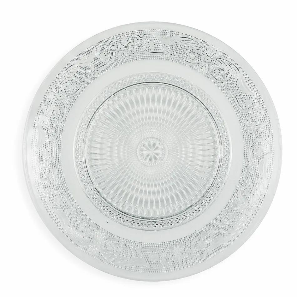 Transparenta glasplattor Lyxig klassisk inredning 18 delar - Palazzo Viadurini