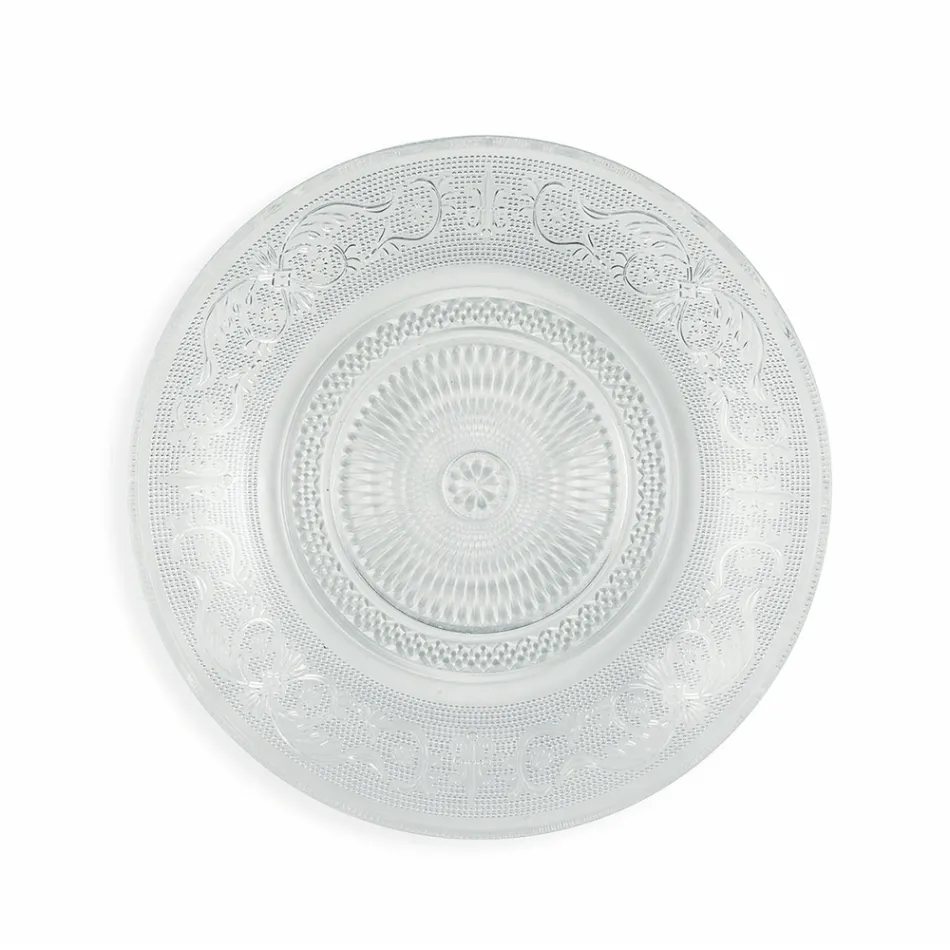 Transparenta glasplattor Lyxig klassisk inredning 18 delar - Palazzo Viadurini