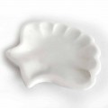 Seashell Design Saucer i sandblästrad staty marmor tillverkad i Italien - Mietta
