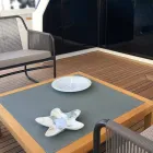 Modernt marmorfat i form av en sjöstjärna som tillverkas i Italien - Ticcio Viadurini