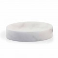 White Carrara Marble Soap Dish Made in Italy - Sismo