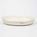 Lyxig design vit porslin oval serveringsplatta - Arcimaesta