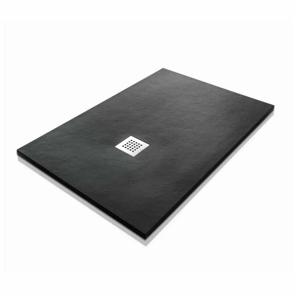 Duschbricka 120x70 Modern design i hartssteneffekt - Domio Viadurini