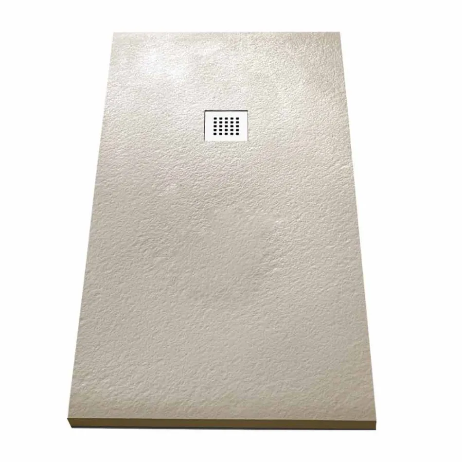 Modernt duschbricka 160x70 i hartssteneffekt - Domio Viadurini