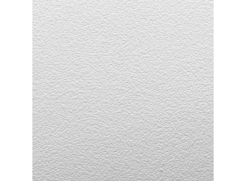 Fyrkantigt duschfack 80x80 cm i vit harts sammet-effekt - Estimo Viadurini