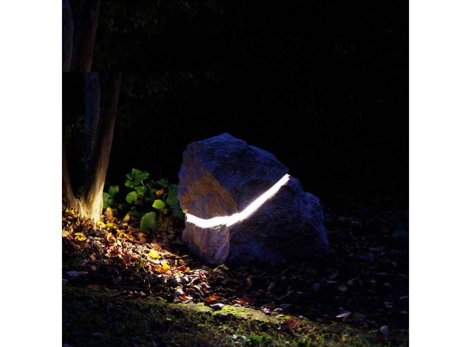 Sten ljusstark LED i Fior di Pesco Carnico sned, enda stycke Viadurini