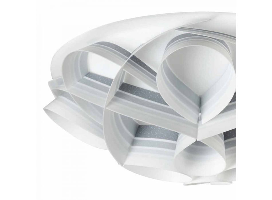 4 taklampor i modern design som gjorts i Italien, diam. 70 cm, Lena Viadurini