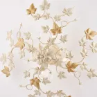 Taklampa i metall och kristall med 6 ljuskällor för sofistikerad stil – Orchidea Viadurini