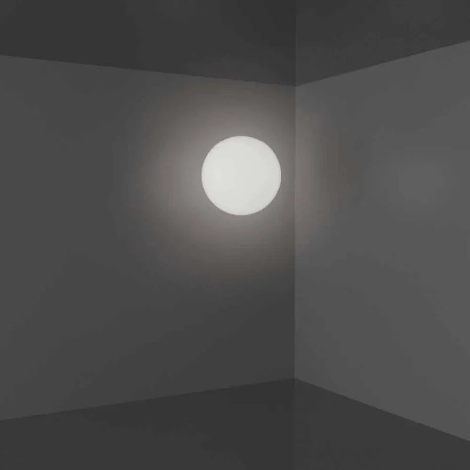 Slide Globo (vägg) sfär taklampa gjord av polyeten tillverkad i Italien Viadurini