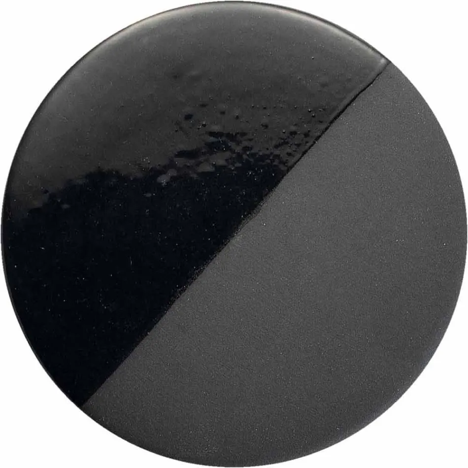 Cirkulärt taklampa i färgad keramik tillverkad i Italien - Ferroluce Pi Viadurini