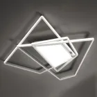 Dimbar LED-vägglampa i guld eller silvermetall - Galactic Viadurini