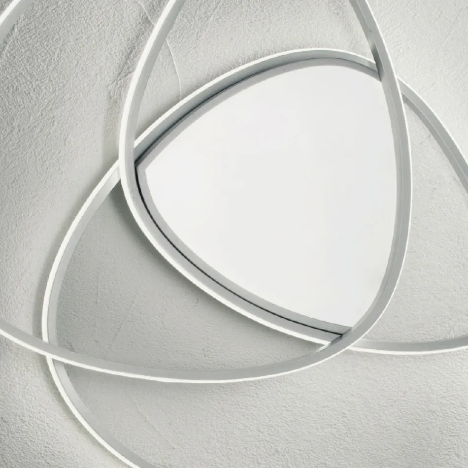 Taklampa LED Vägglampa i Guld eller Silver Finish Metall - Rosella Viadurini