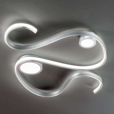 Metallvägglampa med dimbar LED Modern Design - Steven Viadurini