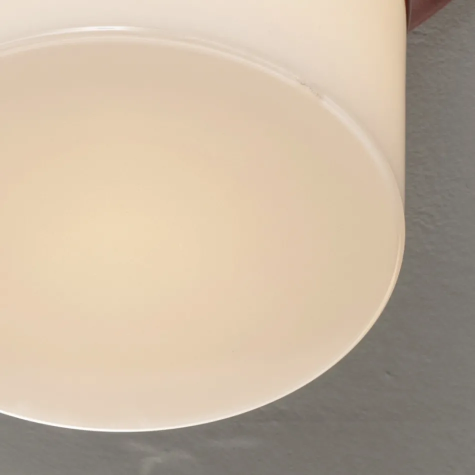 Handgjord utomhus taklampa i Majolica tillverkad i Italien - Toscot Swinger Viadurini