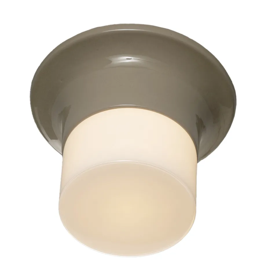 Handgjord utomhus taklampa i Majolica tillverkad i Italien - Toscot Swinger Viadurini