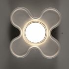 Artisan taklampa i keramik och aluminium tillverkad i Italien - Toscot Clover Viadurini