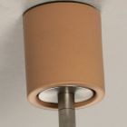 Artisan taklampa i keramik och metall tillverkad i Italien - Toscot Match Viadurini