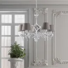 Vit LED-taklampa för att belysa moderna och prydliga utrymmen – Dalia Viadurini