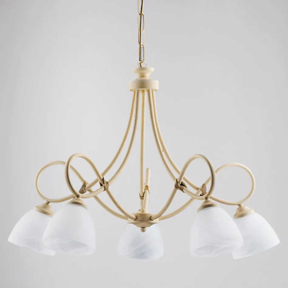 Vit LED-taklampa för elegant inomhusbelysning – Cosmo Viadurini